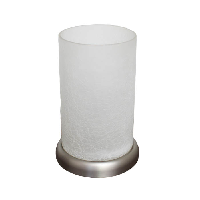 Crackled Glass Table Lamp