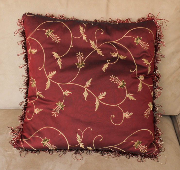 Camel Microsuede Sectional Sofa