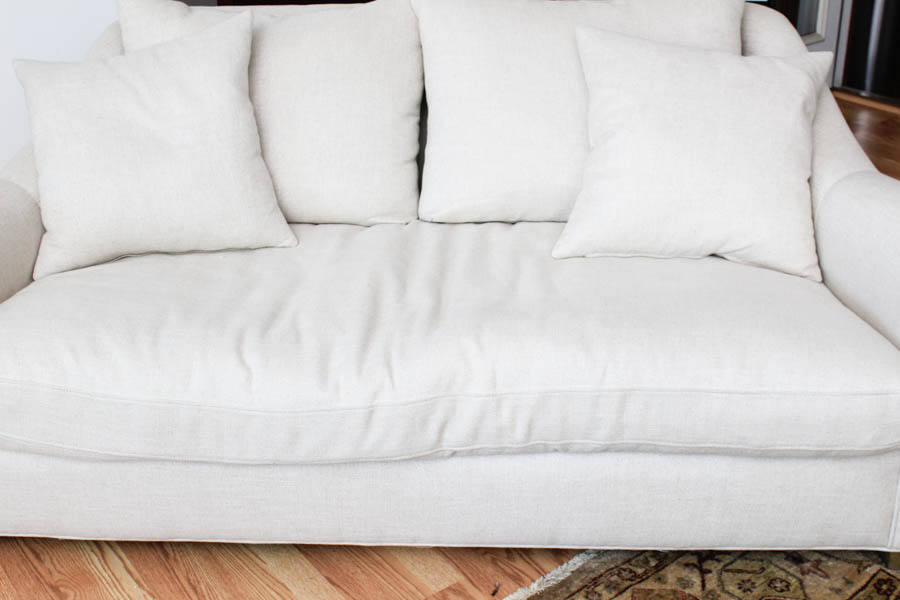 Off-White Loveseat By SpectraHome