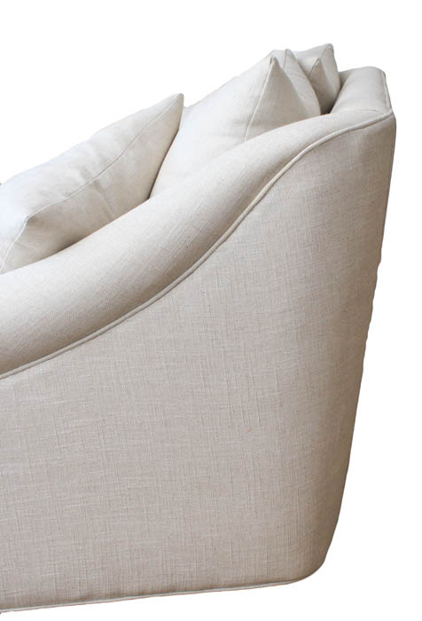 Off-White Loveseat By SpectraHome