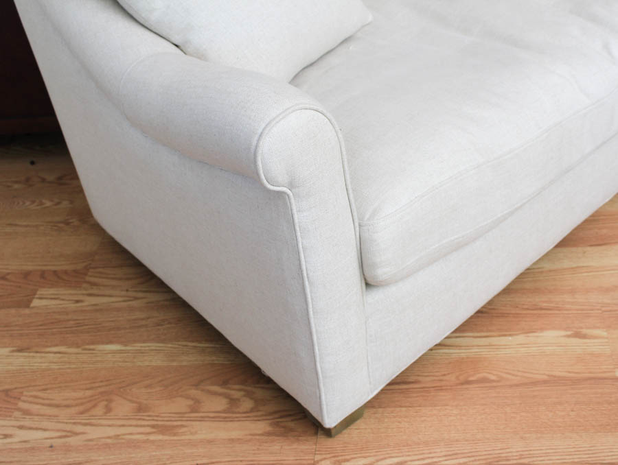 Off-White Loveseat By SpectraHome