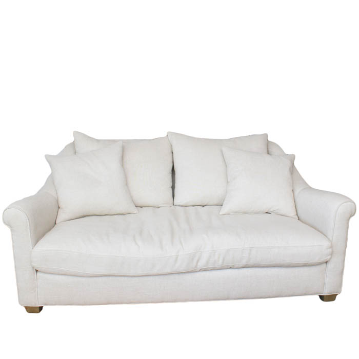 Off-White Loveseat By SpectraHome