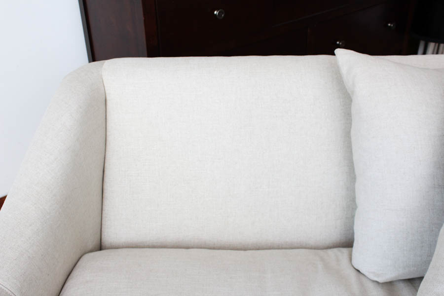 Off-White Loveseat By SpectraHome