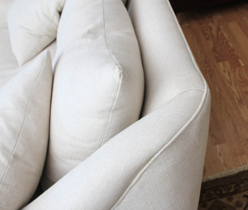 Off-White Loveseat By SpectraHome