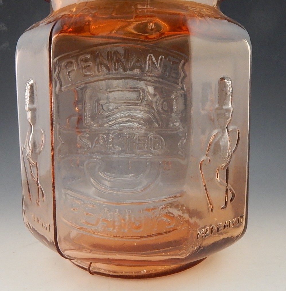 Planters Mr. Peanut Glass Jar