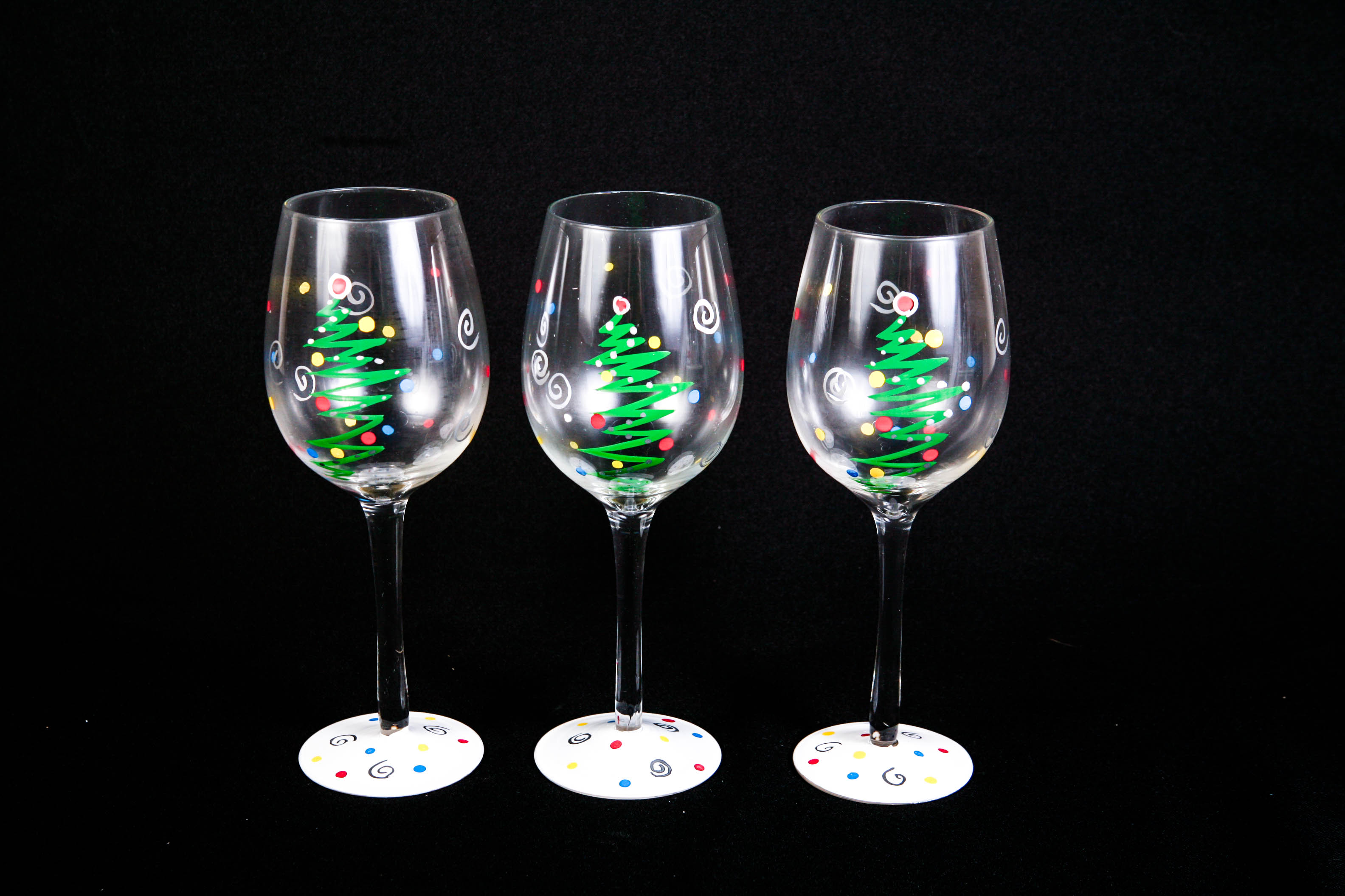 Eleven Holiday Wine Glasses