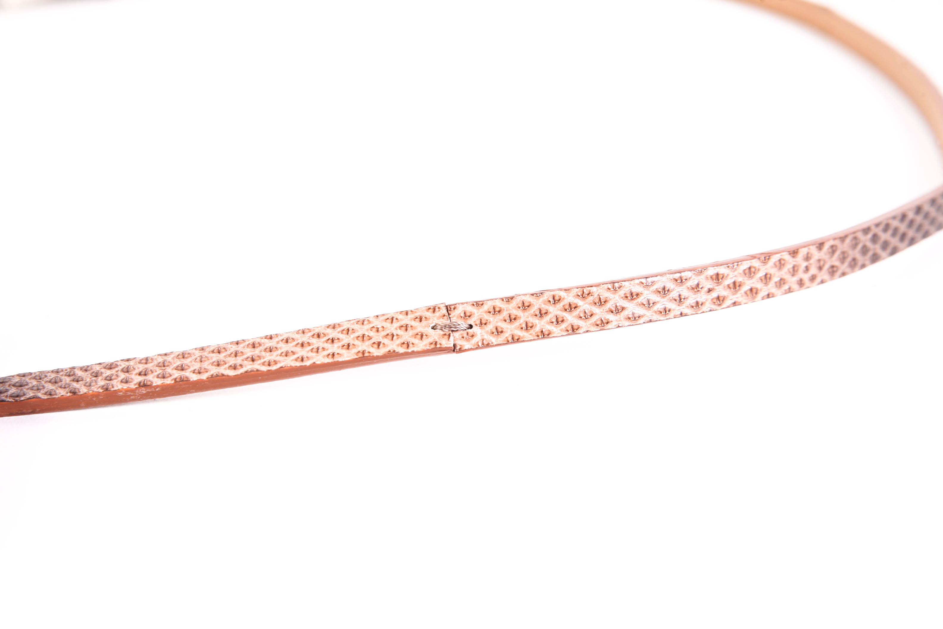 Salvatore Ferragamo Taupe Snakeskin Belt