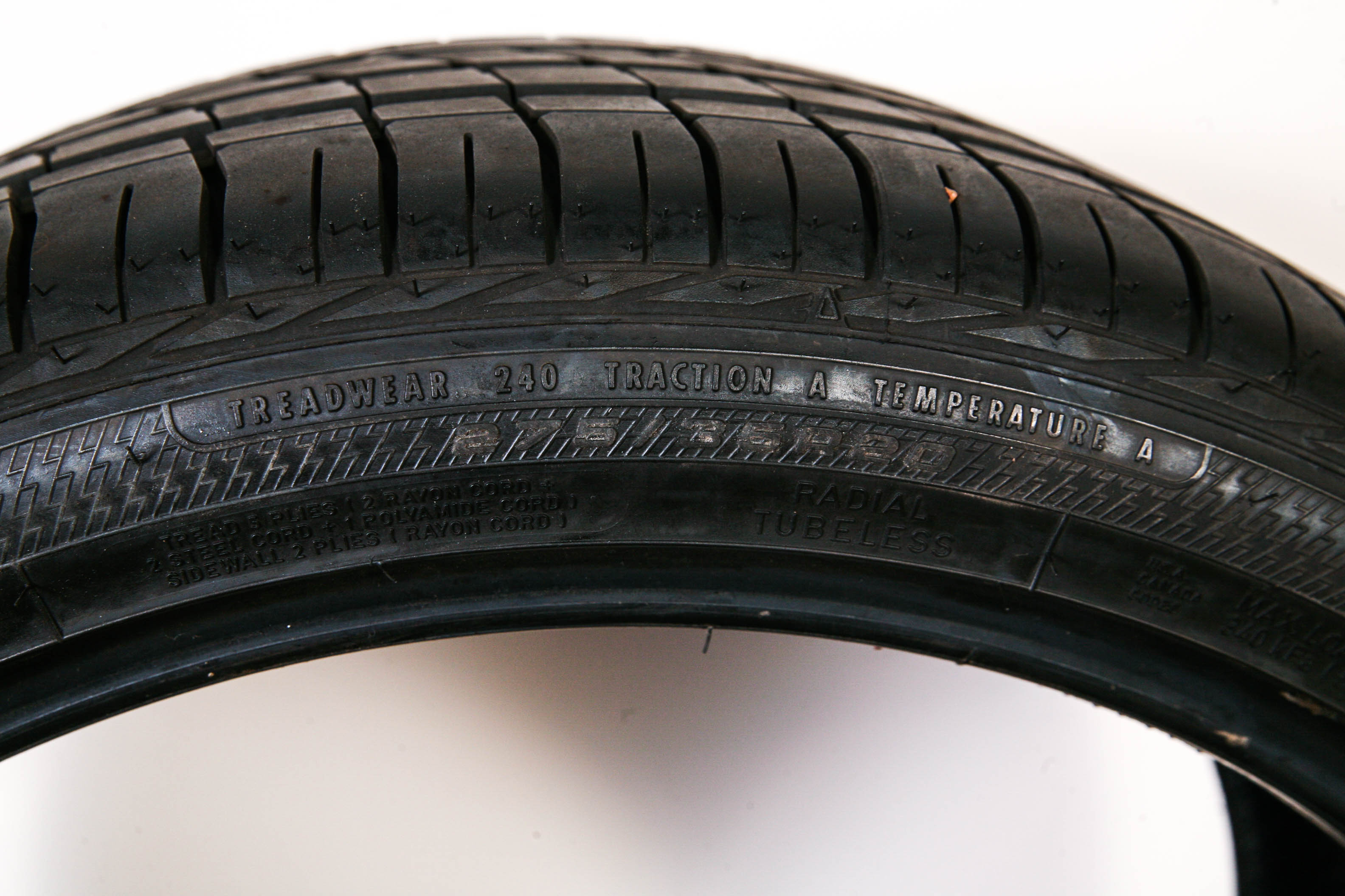 Pair of Goodyear Excellence 240/40R20 Tires