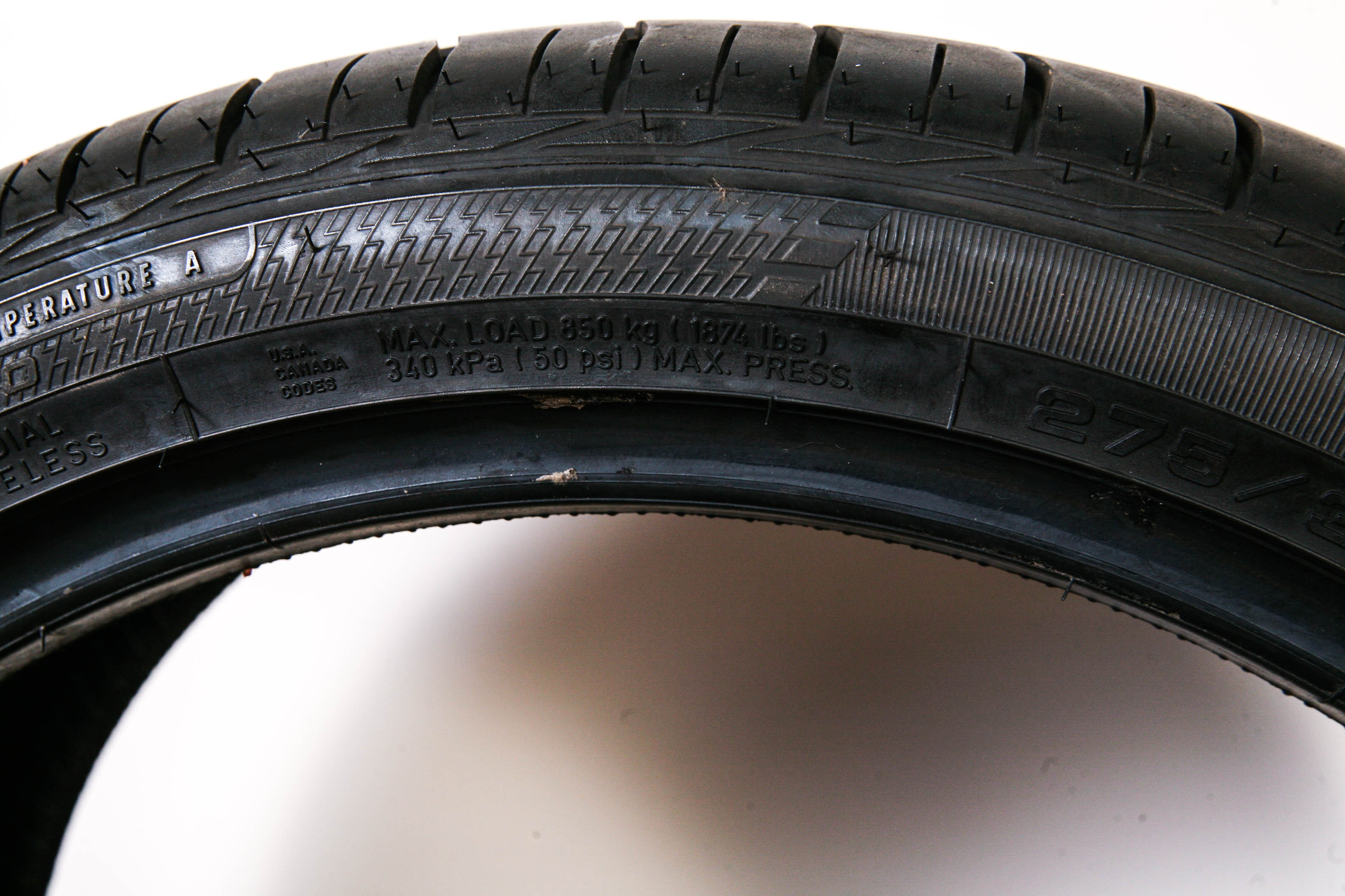 Pair of Goodyear Excellence 240/40R20 Tires