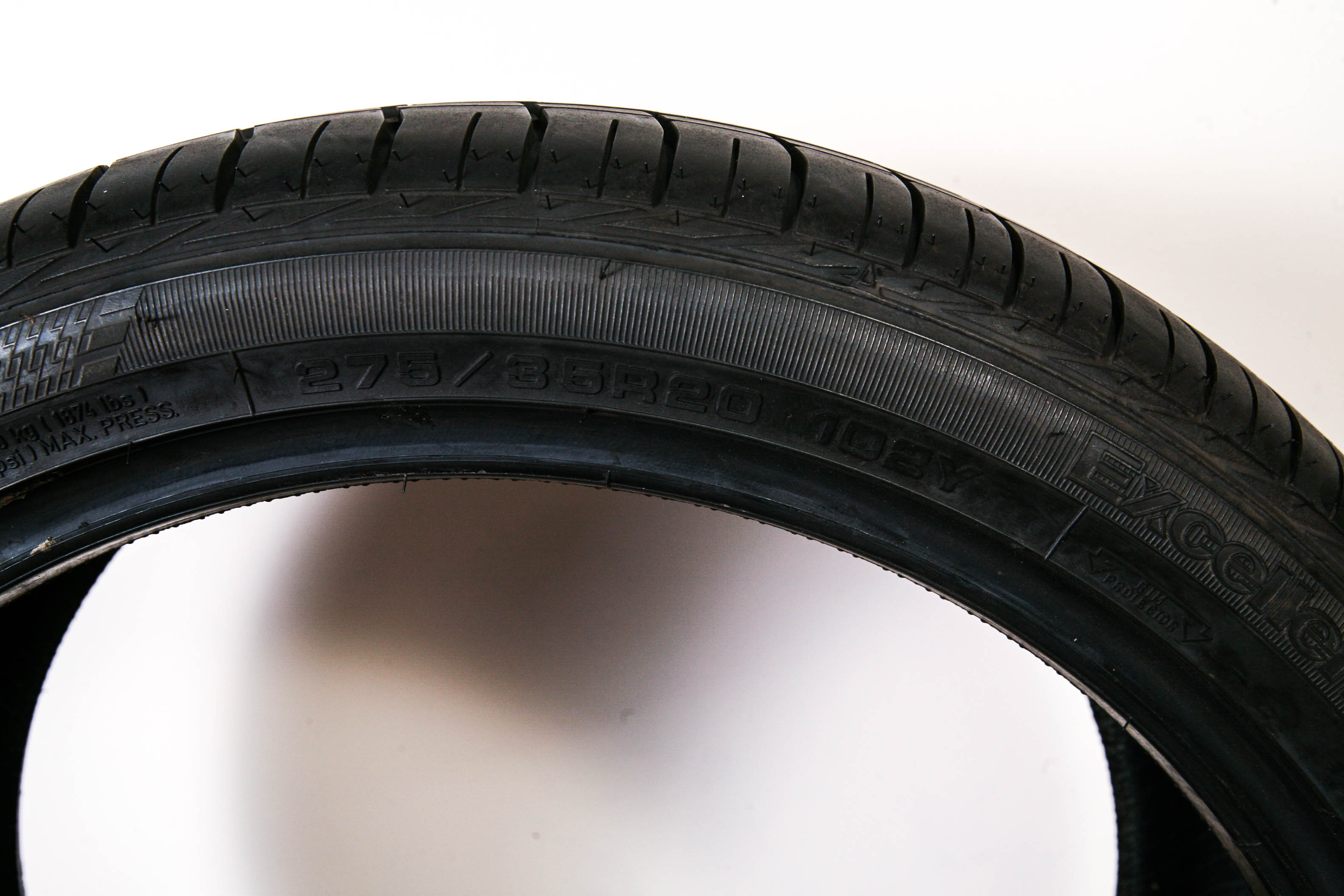 Pair of Goodyear Excellence 240/40R20 Tires