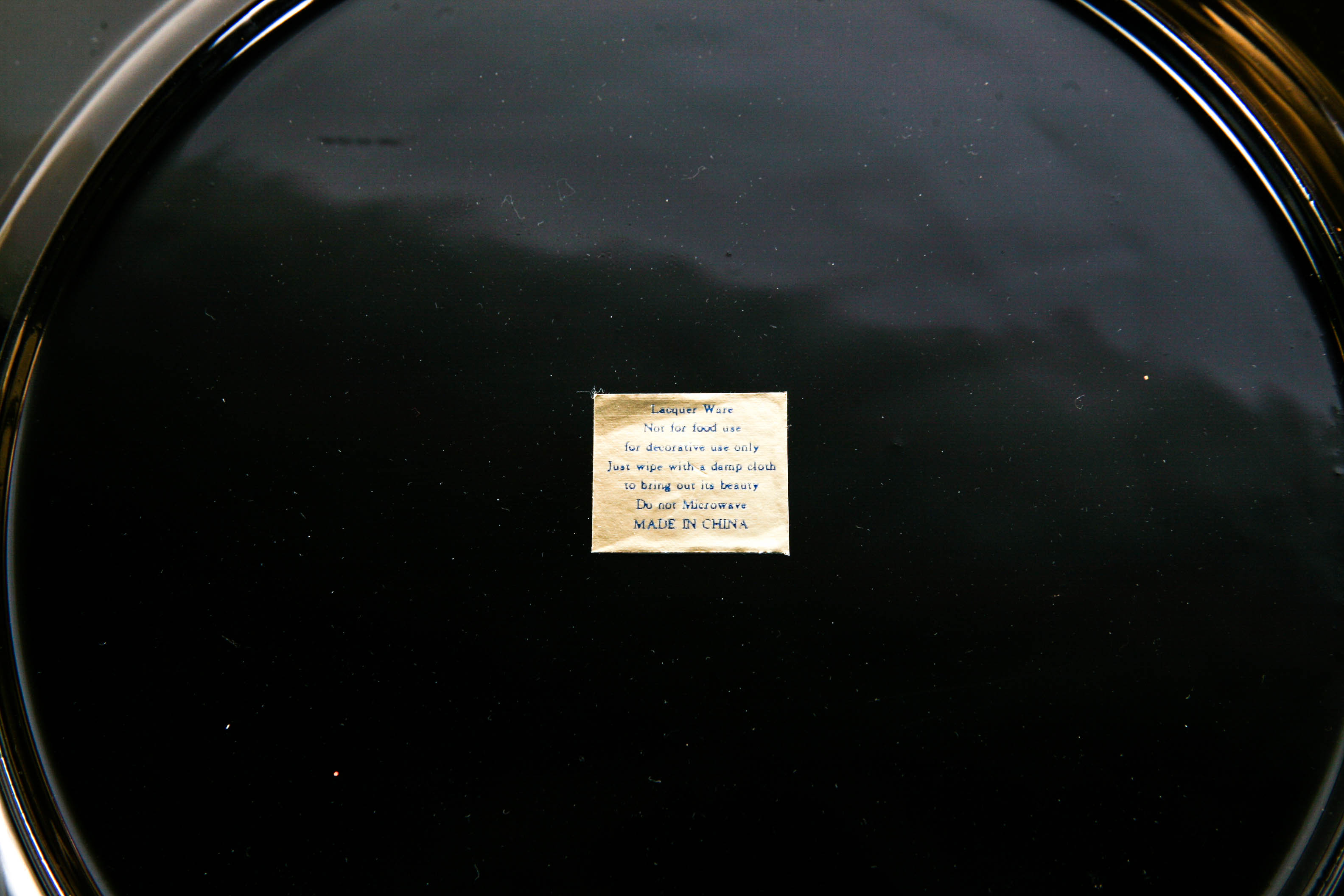 Four Gold Leaf Charger Plates by Noble Excellence