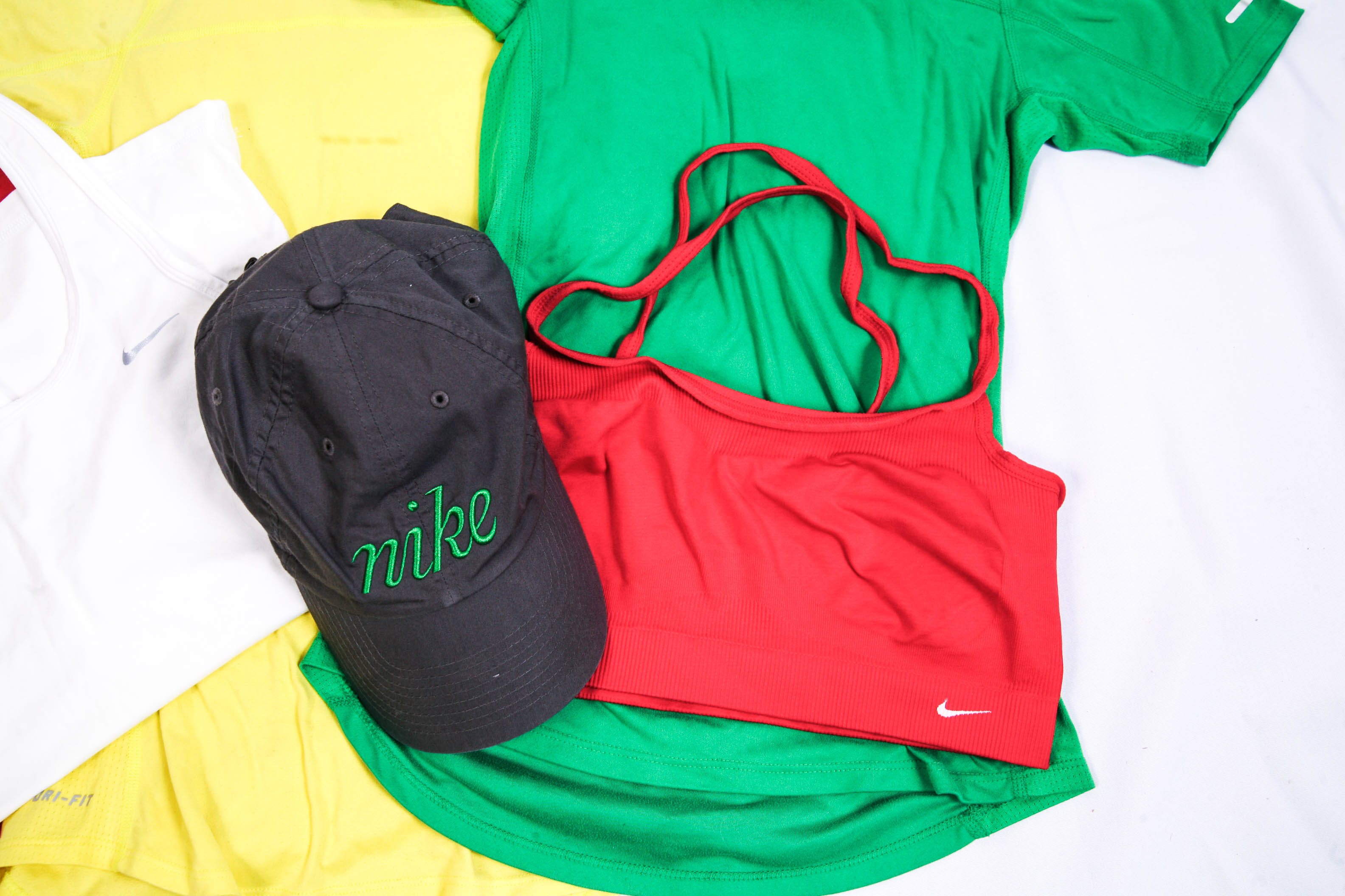 Grouping of Six Nike Women's Apparel Pieces