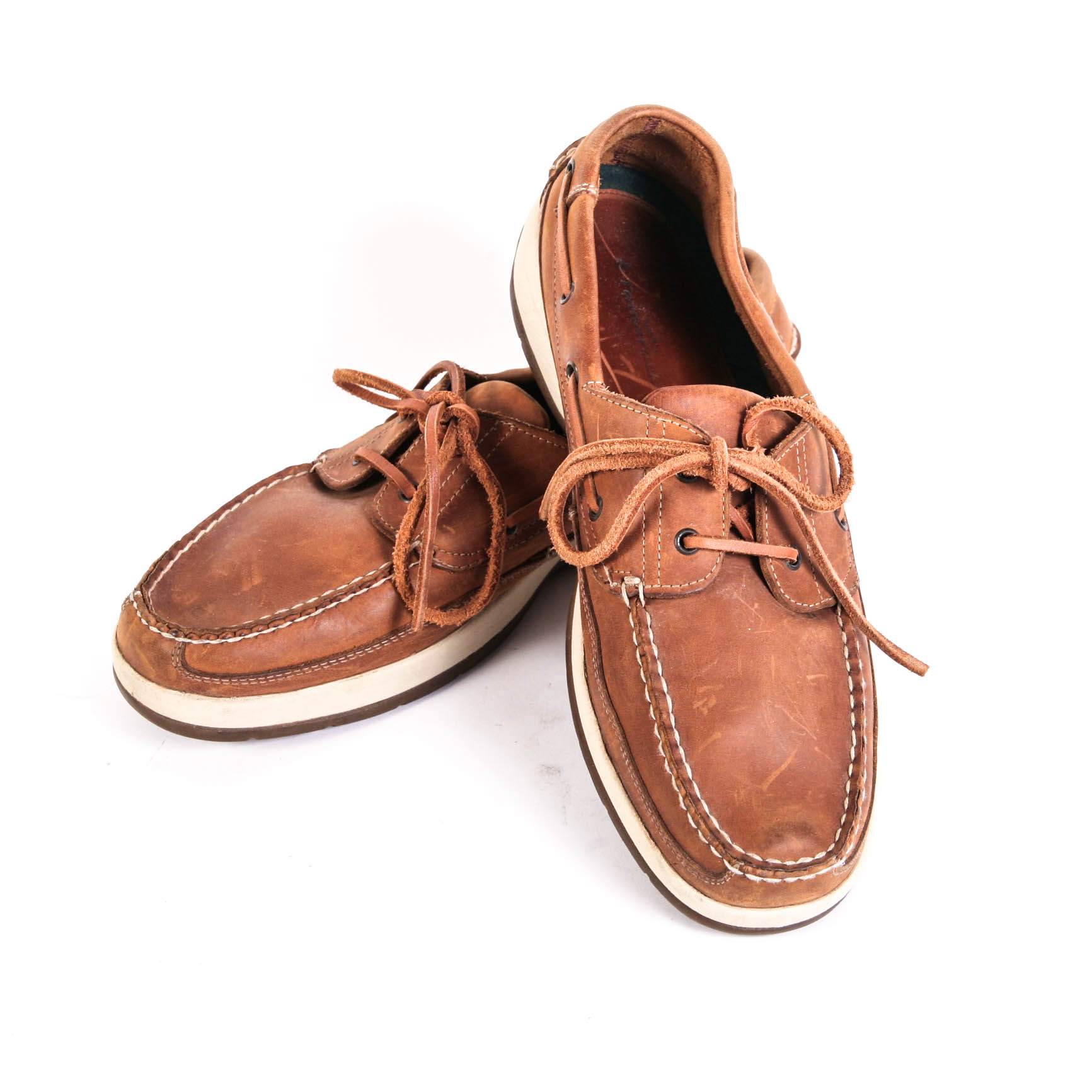 Tamarack Brown Leather Casual Slip-on Shoes