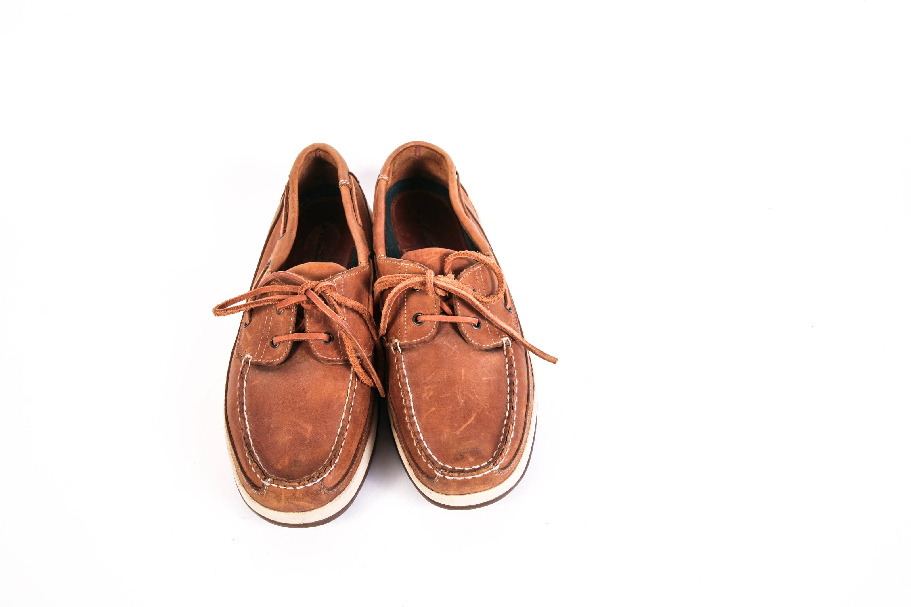 Tamarack Brown Leather Casual Slip-on Shoes