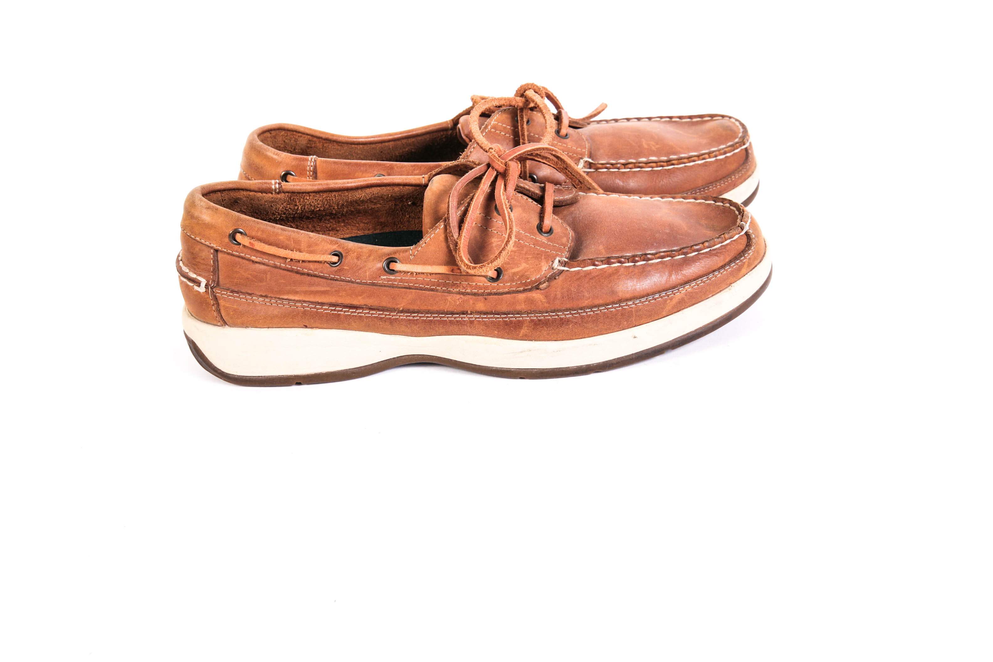Tamarack Brown Leather Casual Slip-on Shoes
