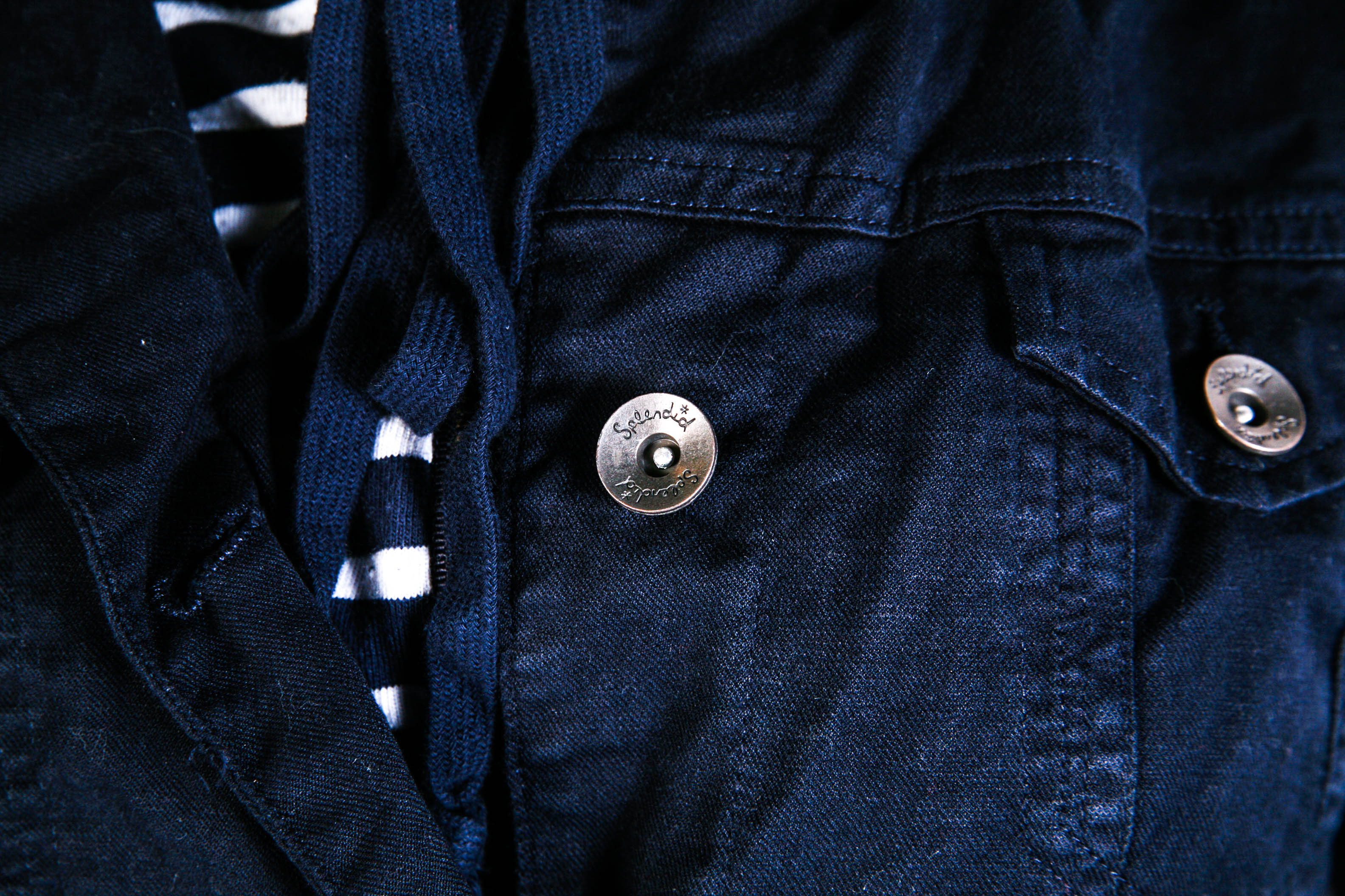 Splendid Women's Navy and White Jacket