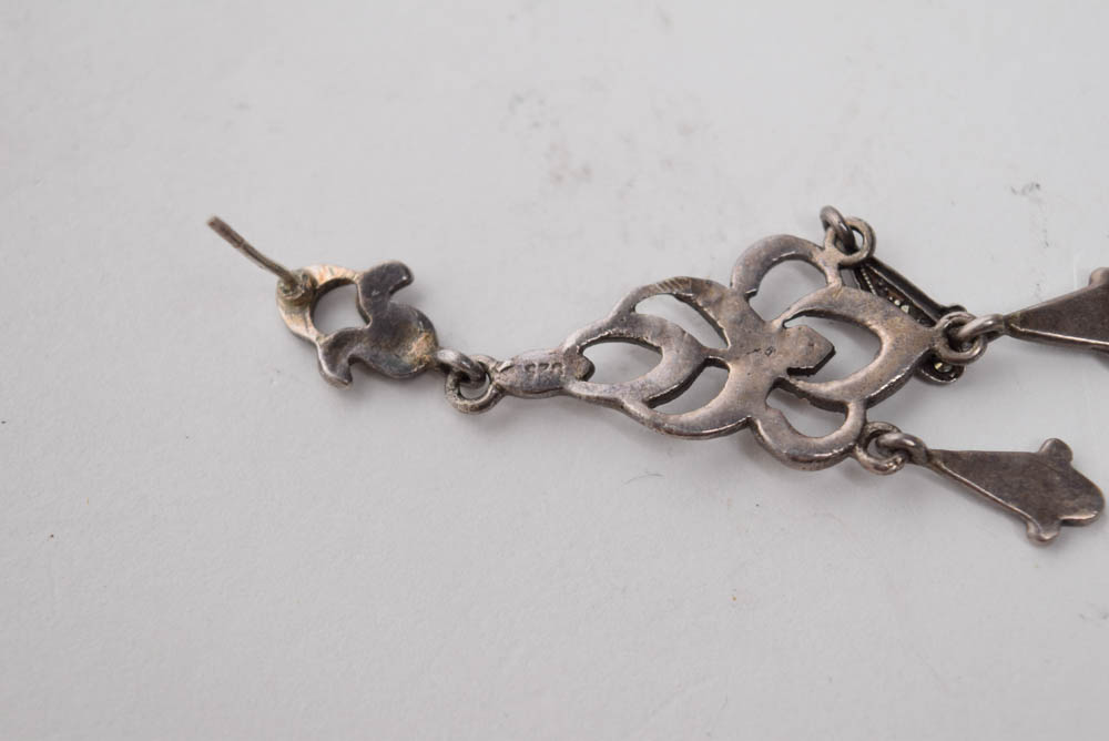 Sterling Silver and Rhinestone Jewelry