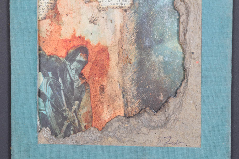 Set of Four Original Collages by John Riordan