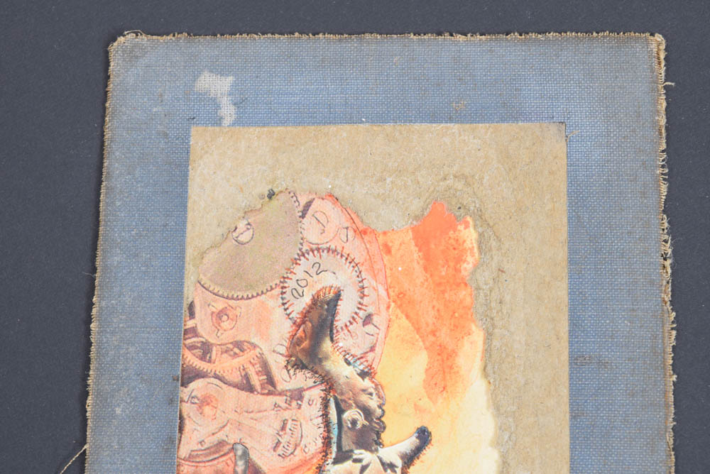 Set of Four Original Collages by John Riordan