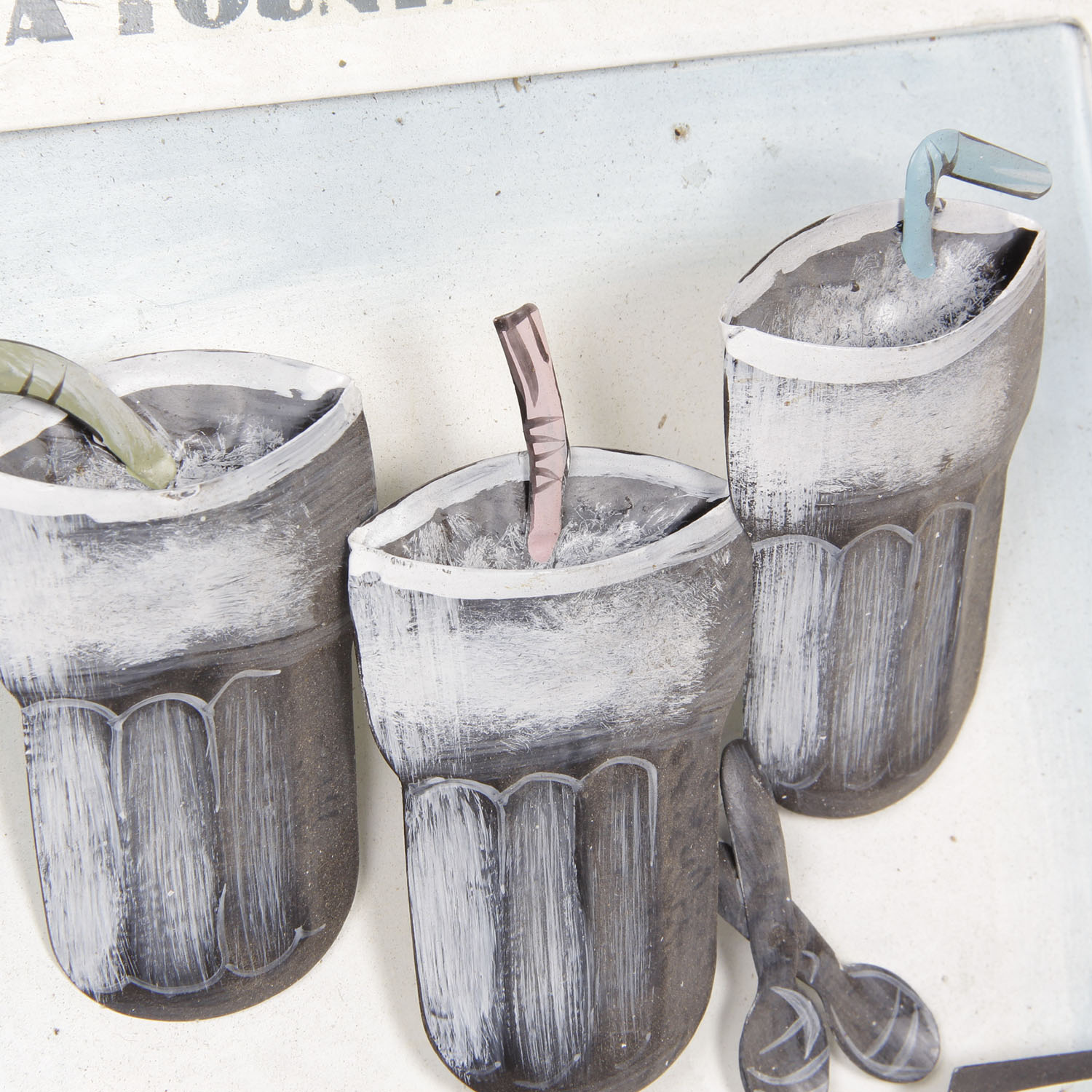 Trio of Vintage Metal Signs