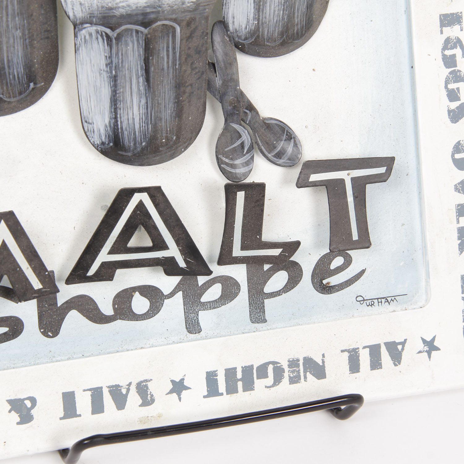 Trio of Vintage Metal Signs