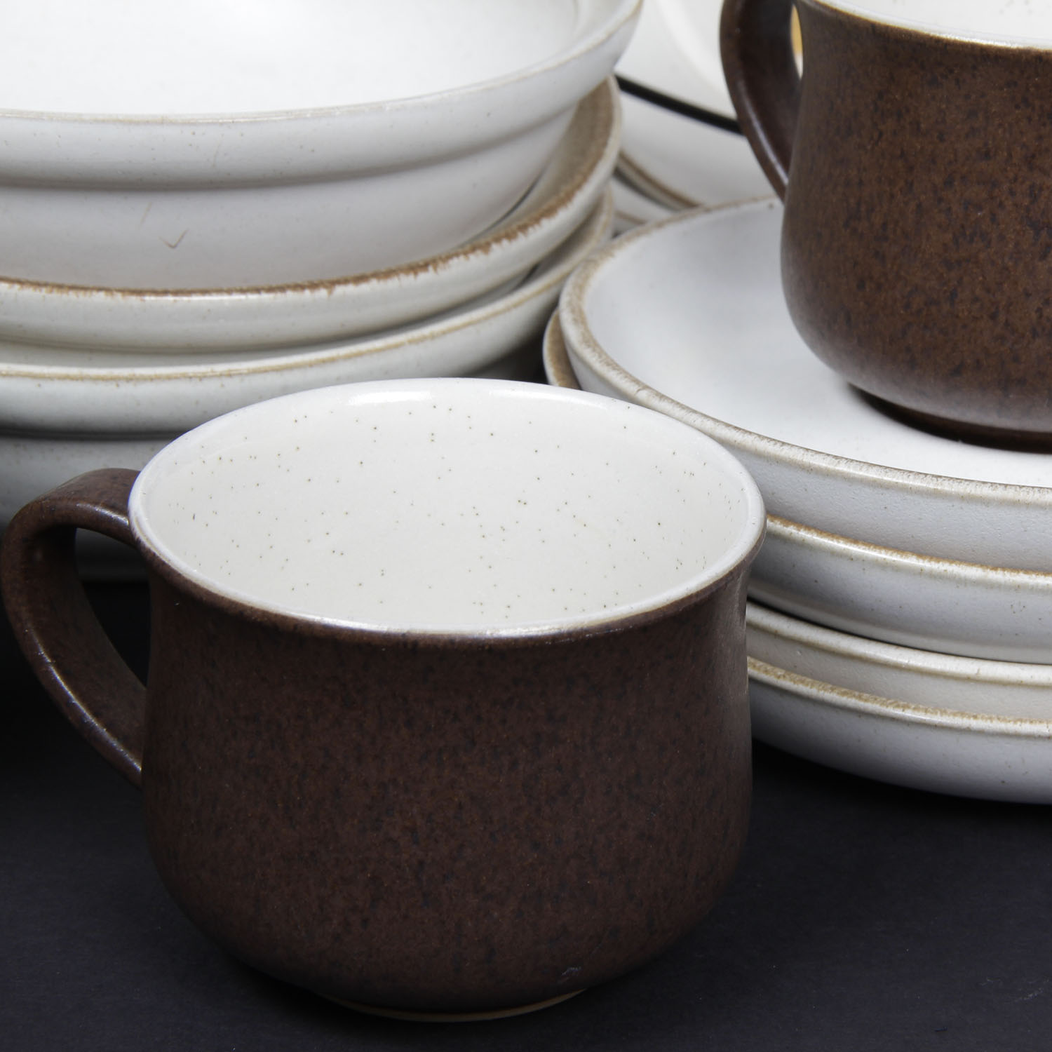 20 Piece Vintage Denby Dinnerware in Potpourri Honey Pattern