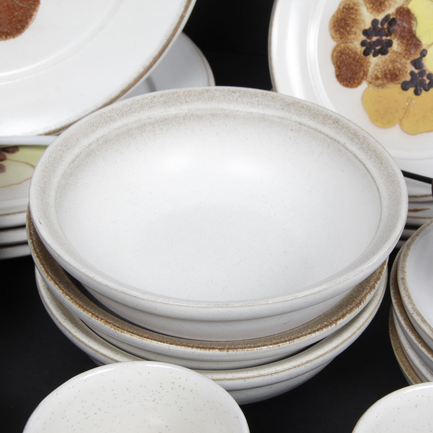 20 Piece Vintage Denby Dinnerware in Potpourri Honey Pattern