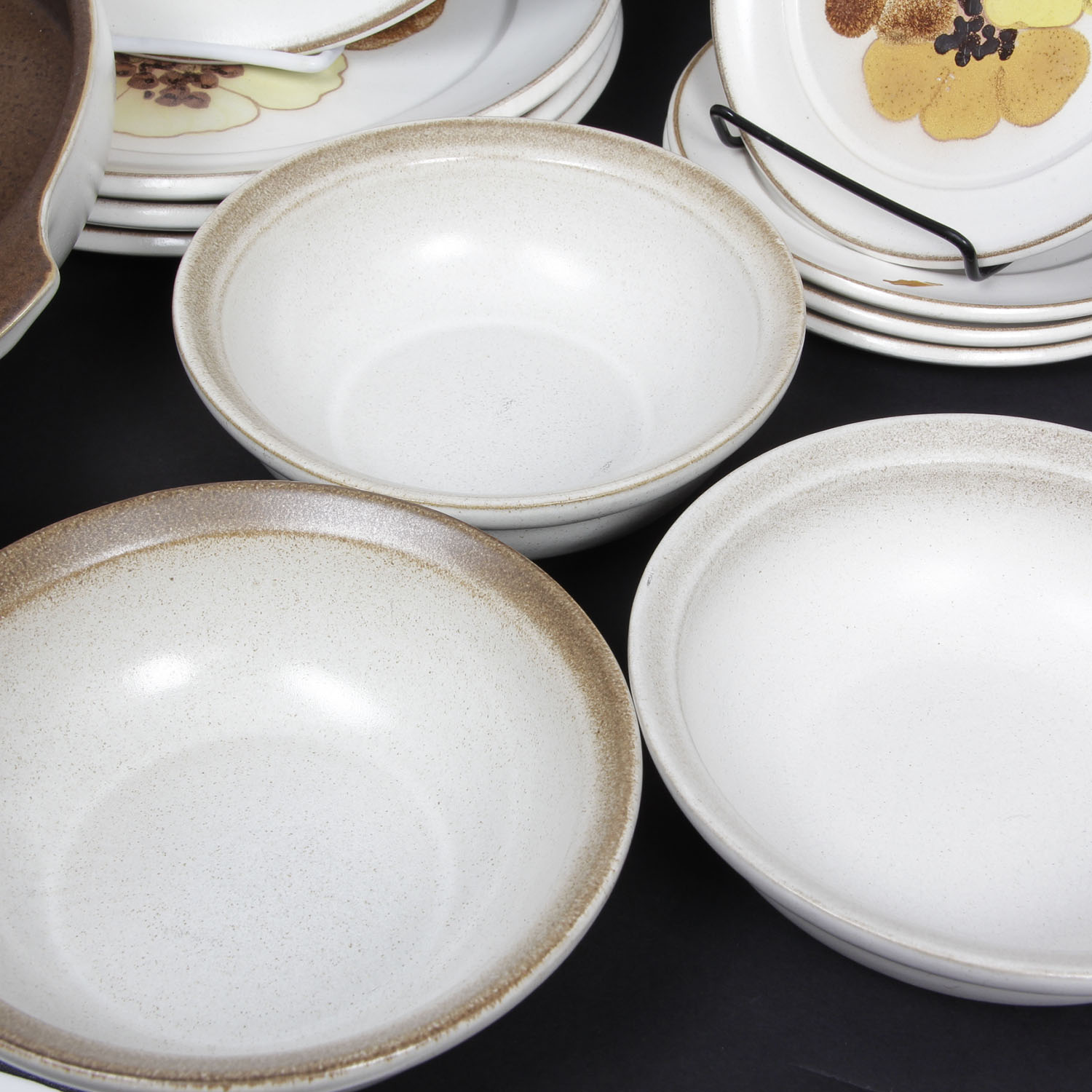 20 Piece Vintage Denby Dinnerware in Potpourri Honey Pattern