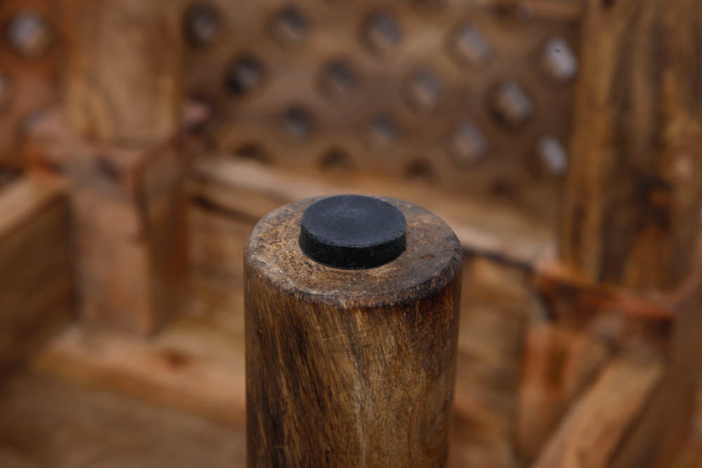 Round Pine Coffee Table