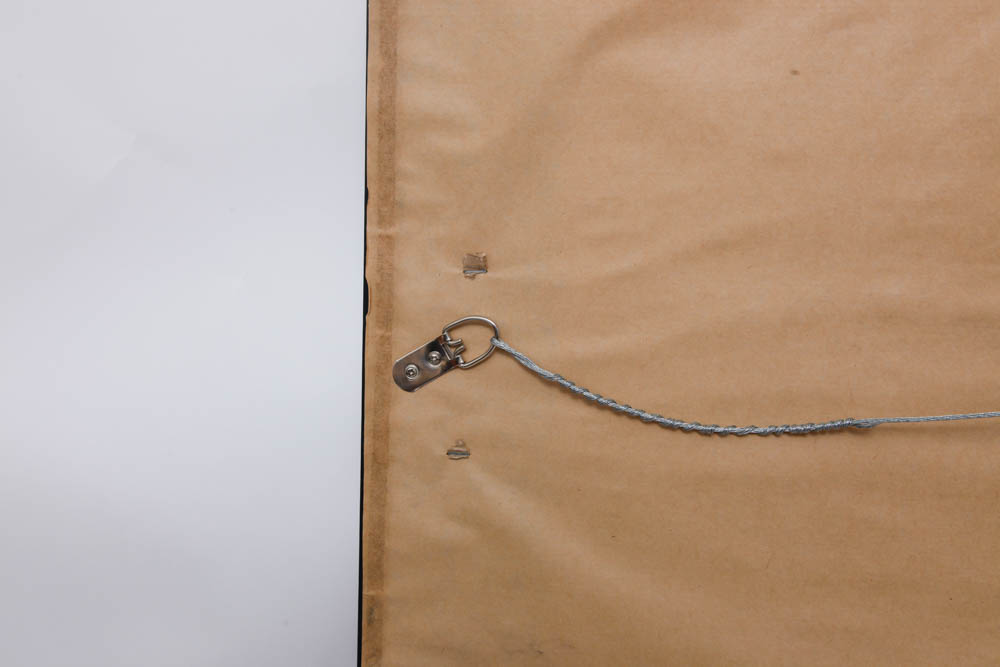 Silver Tone Leaf Motif Wall Mirror