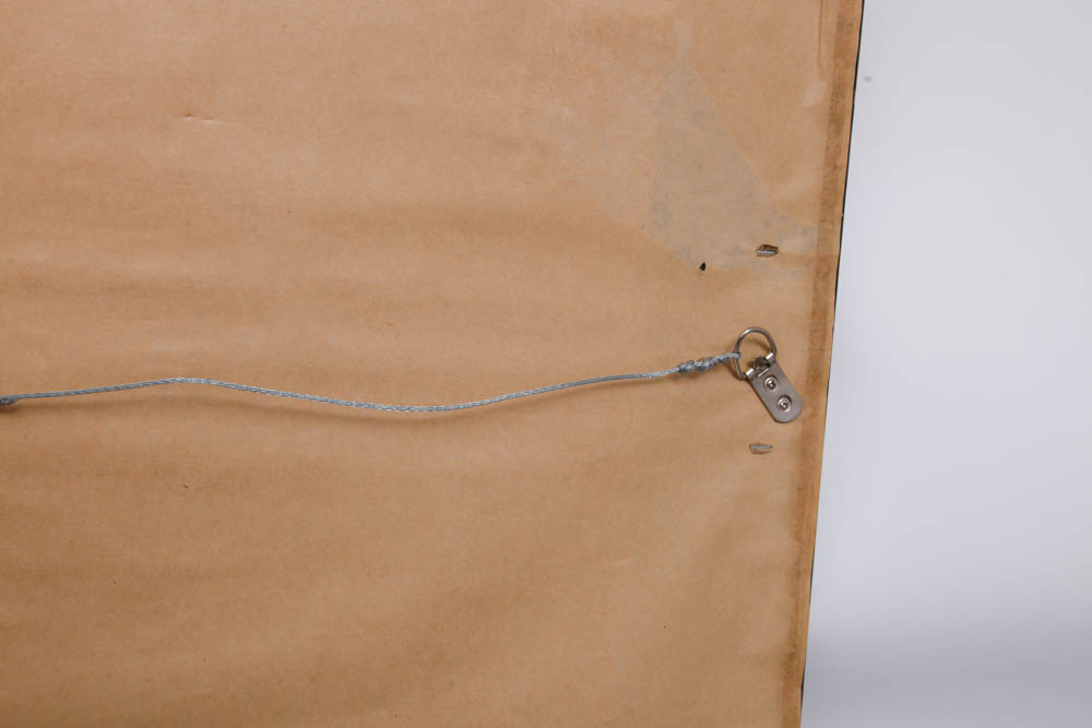 Silver Tone Leaf Motif Wall Mirror