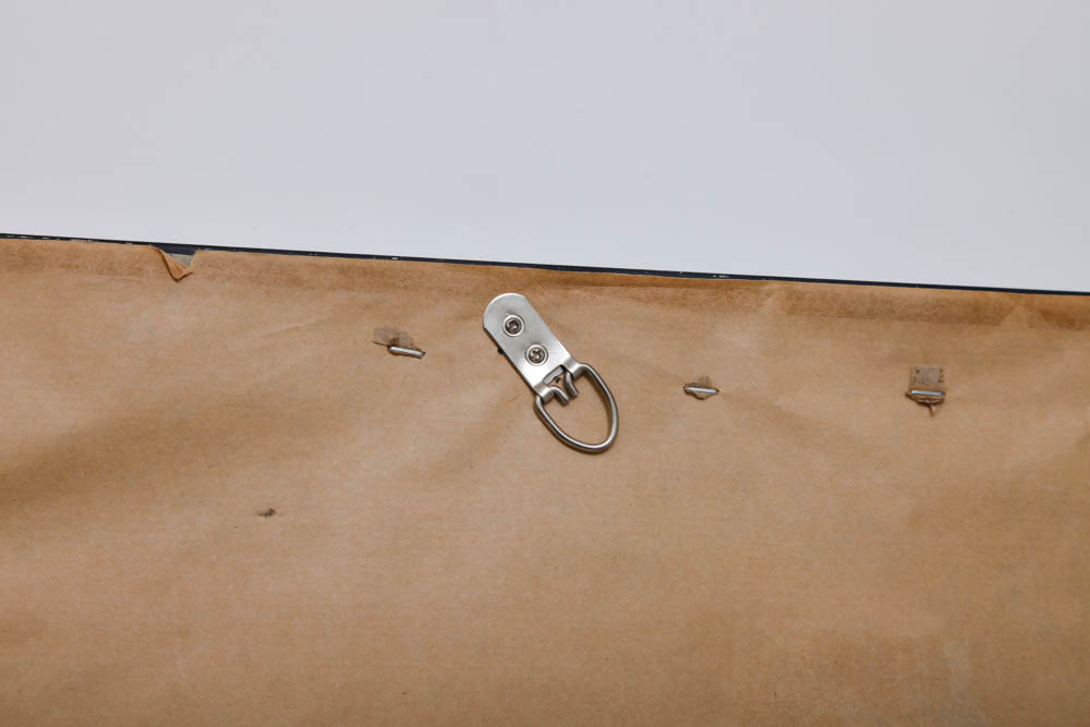 Silver Tone Leaf Motif Wall Mirror