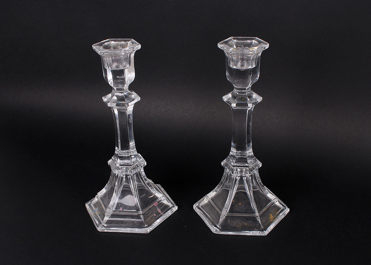 Crystal Candlesticks and Vases
