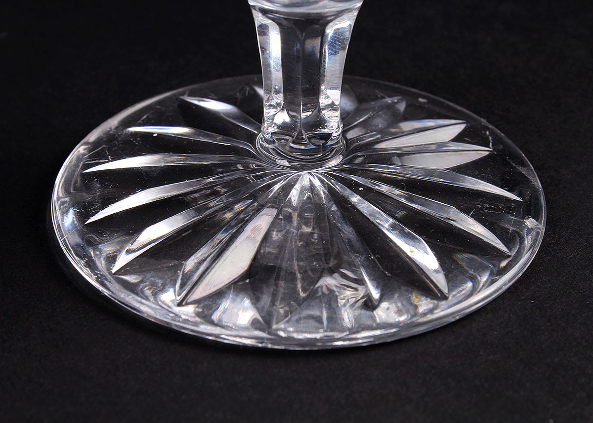 Crystal Dessert Wine Glasses and Decor