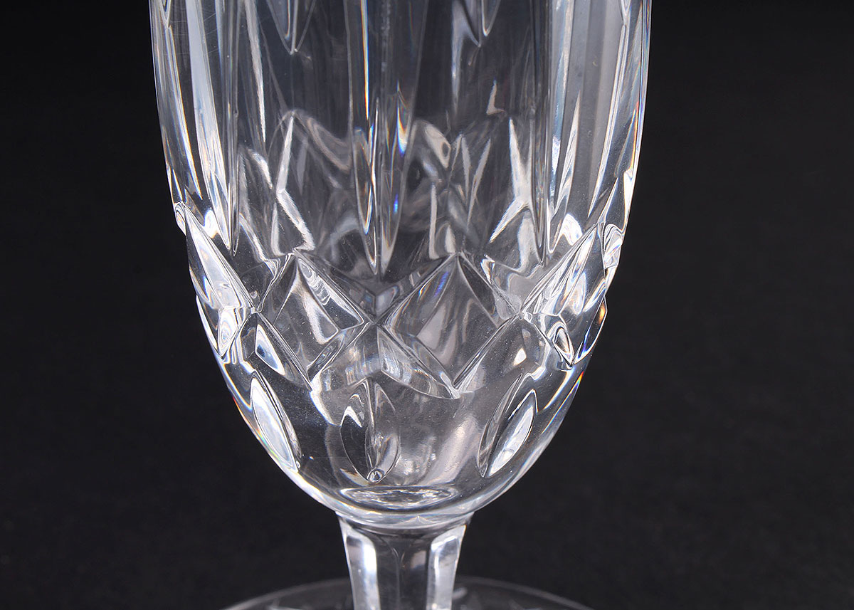 Crystal Dessert Wine Glasses and Decor