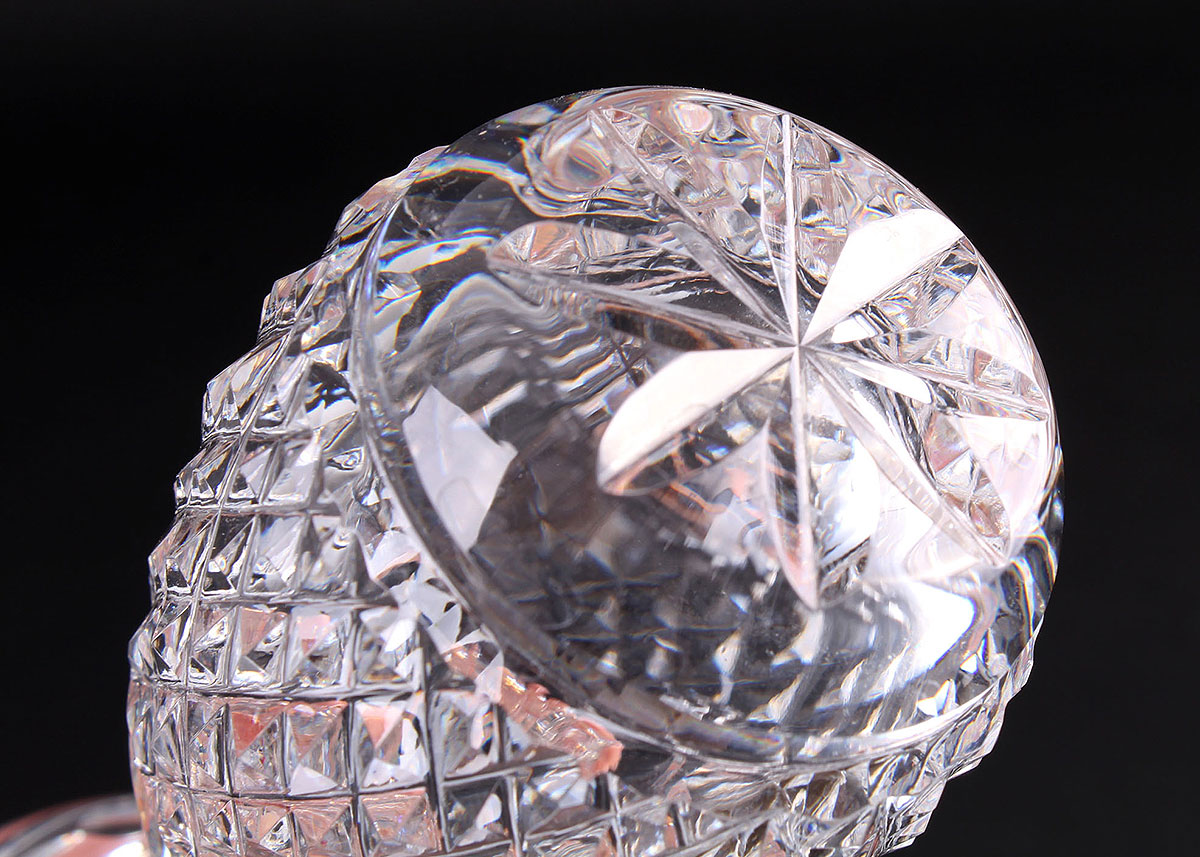 Crystal Dessert Wine Glasses and Decor