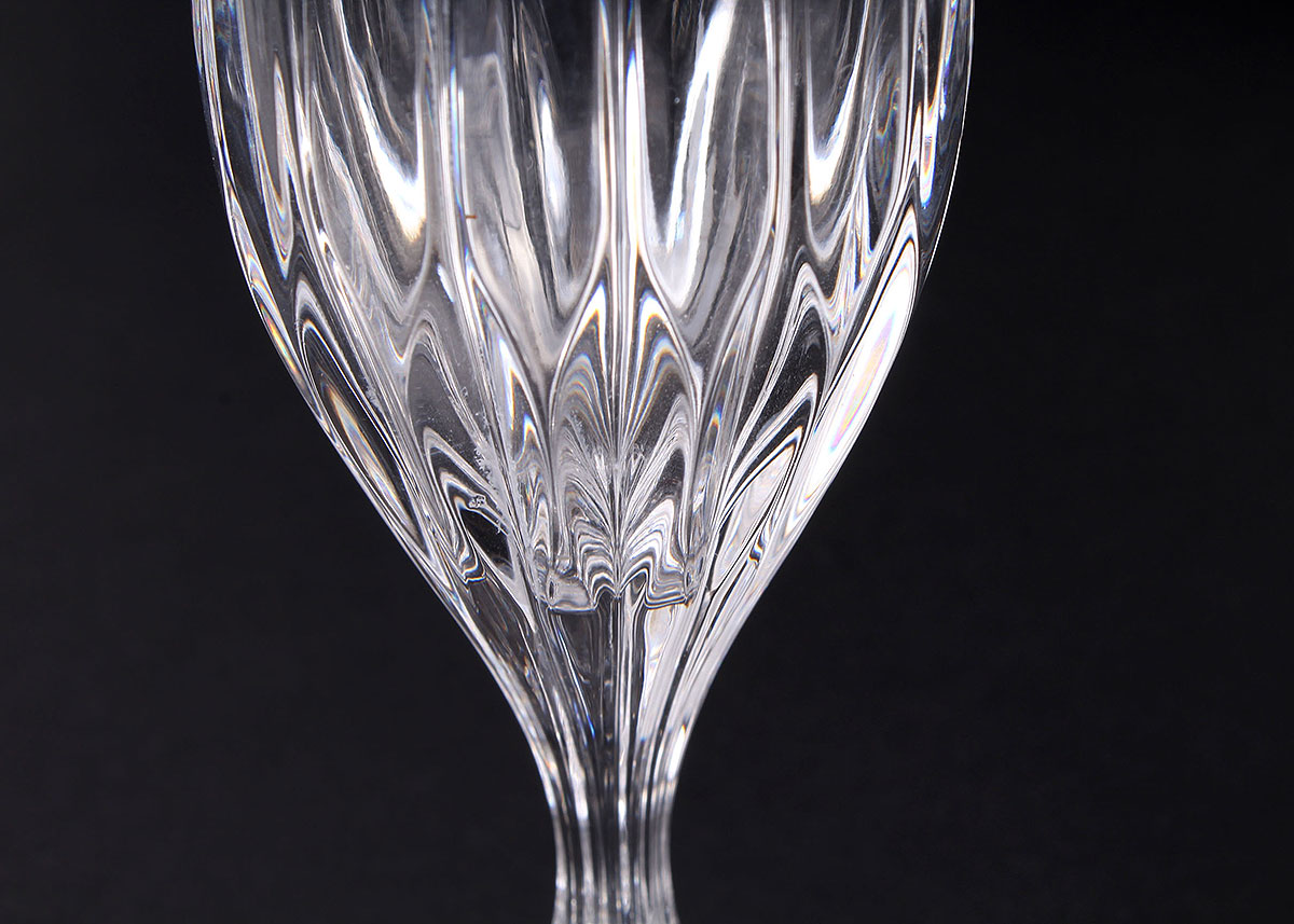 Crystal Dessert Wine Glasses and Decor