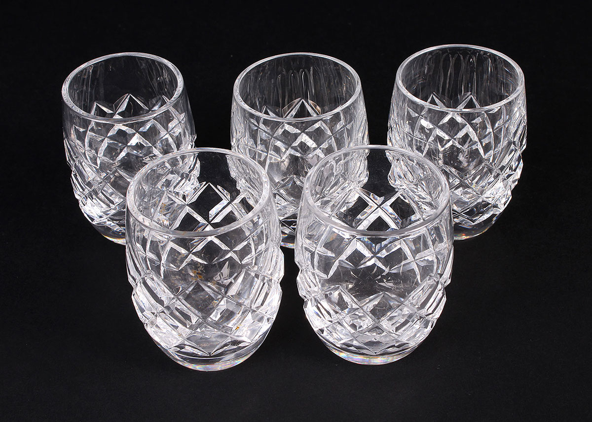 Waterford Crystal Decanter and Glasses
