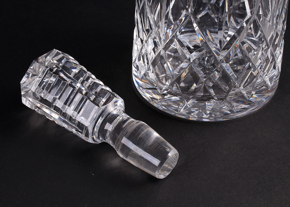 Waterford Crystal Decanter and Glasses