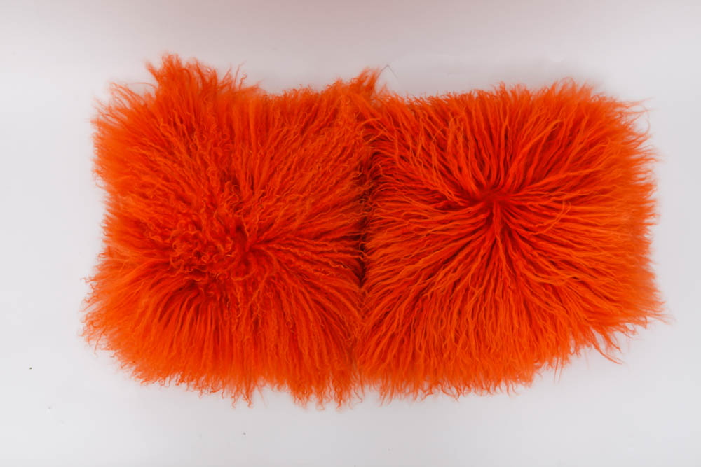 Grouping of Decorative Pillows and Throw