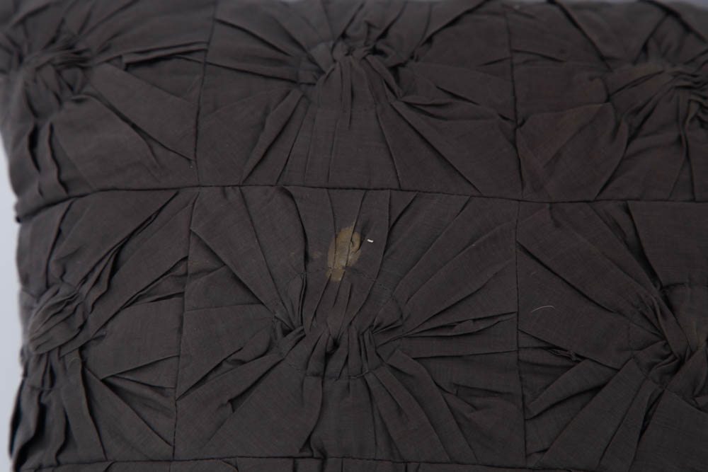 Grouping of Decorative Pillows and Throw