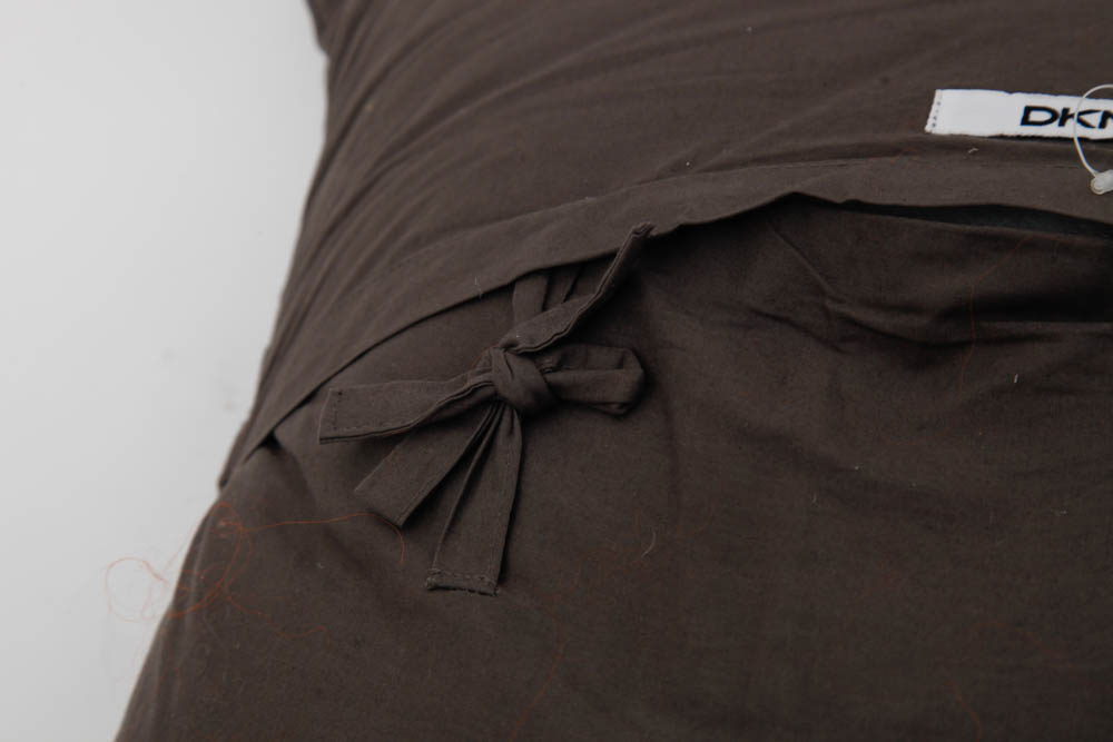 Grouping of Decorative Pillows and Throw