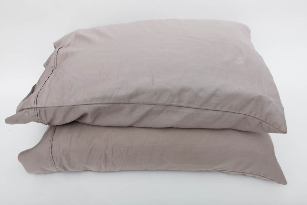 Grouping of Decorative Pillows and Throw