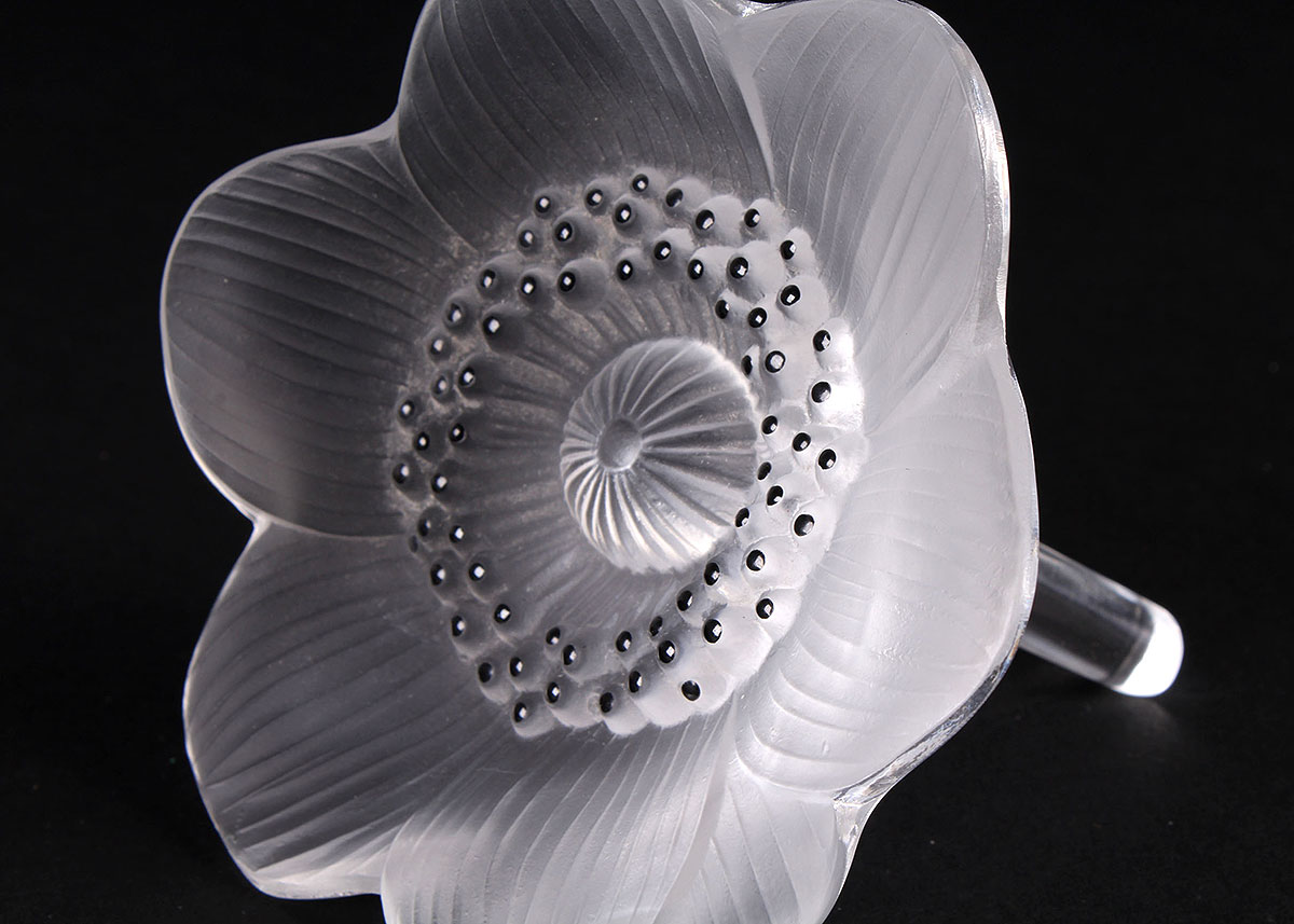 Lalique France Crystal Flower