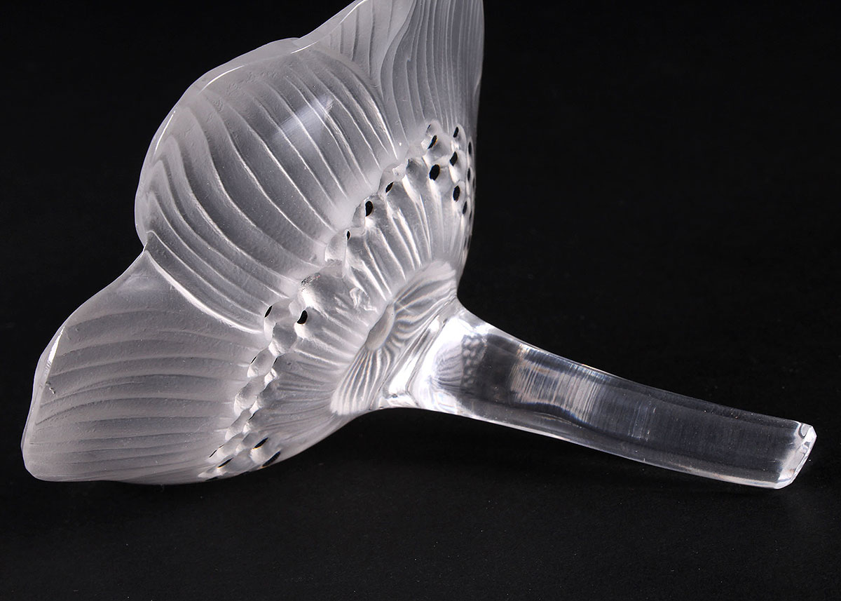 Lalique France Crystal Flower