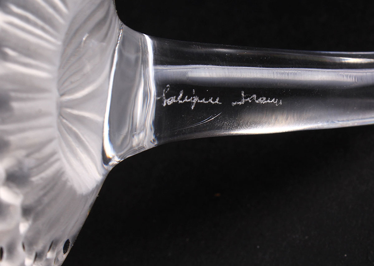 Lalique France Crystal Flower