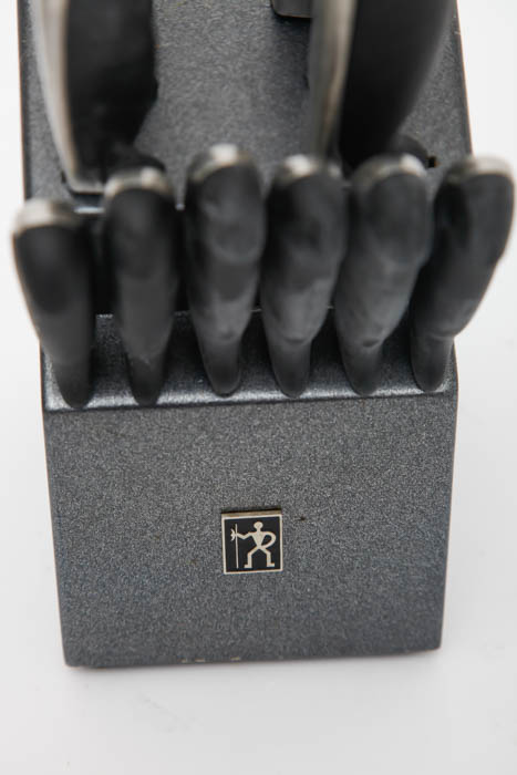 Knife Set and Oneida Flatware