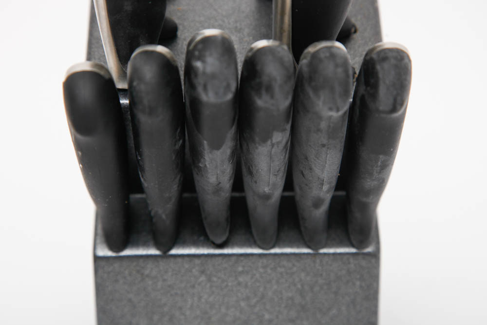 Knife Set and Oneida Flatware