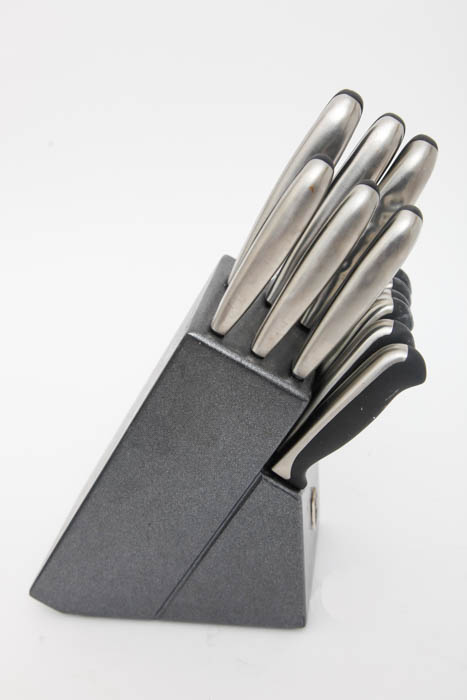 Knife Set and Oneida Flatware