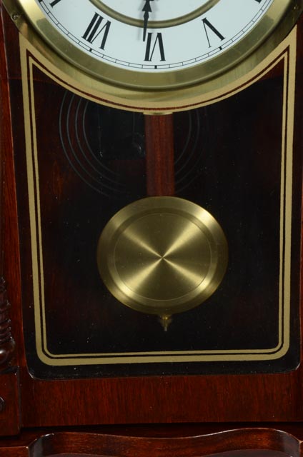 Polaris 31 Day Key Winding Cherry Wall Clock